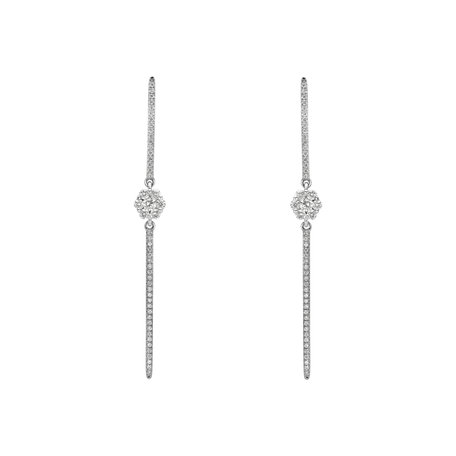 Diamond earrings Diamond Waterfall