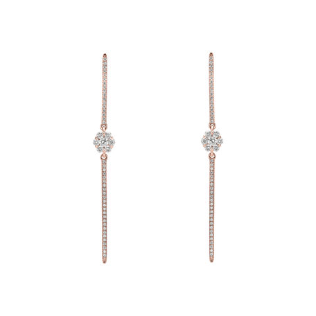 Diamond earrings Diamond Waterfall