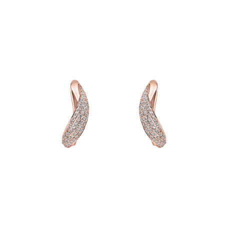 Diamond earrings Divine Moon