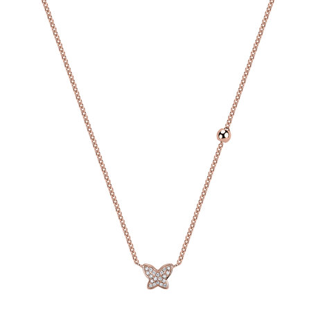 Diamond necklace Magic Butterfly