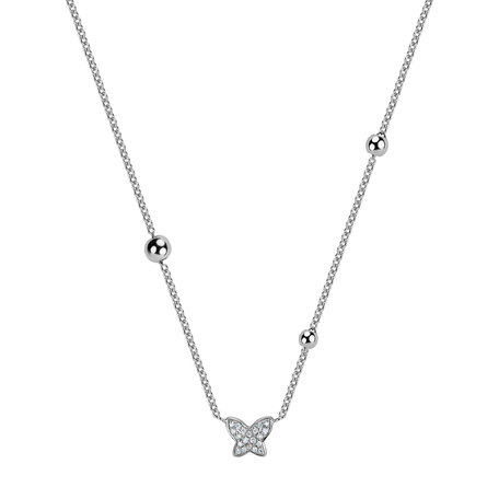 Diamond necklace Magic Butterfly