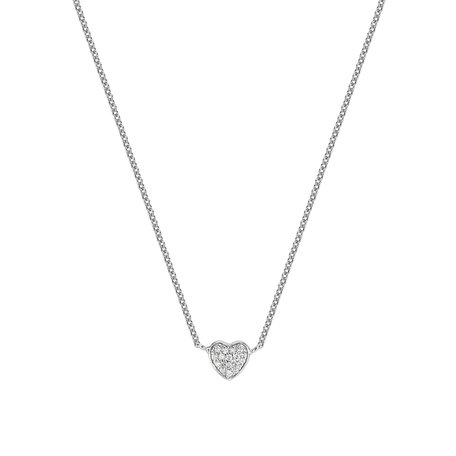 Diamond necklace Tender Heart