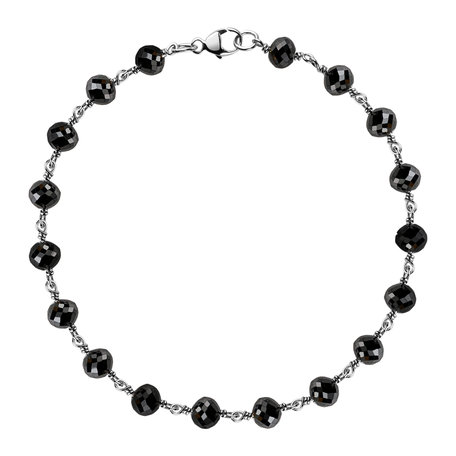 Bracelet with black diamonds Dark Melody