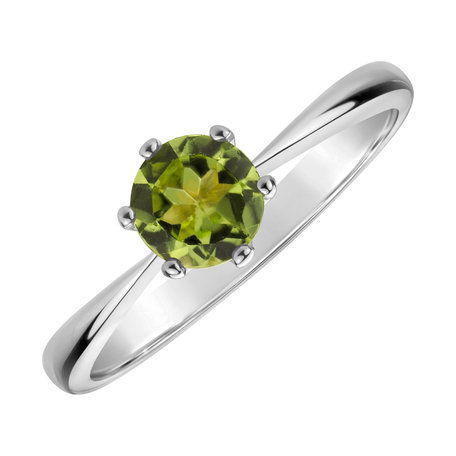 Ring with Peridot Bonbon