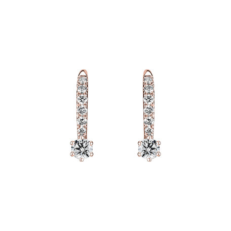 Diamond earrings Sparkless