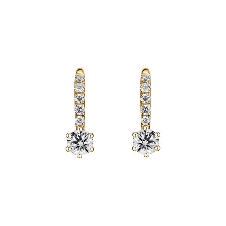 Diamond earrings Sparkless