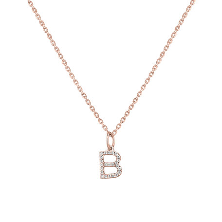 Diamond pendant Line Glitter  B