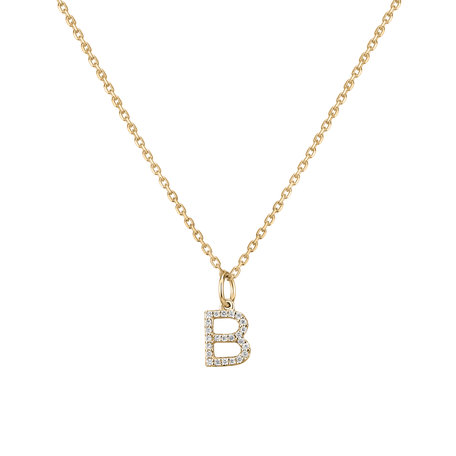 Diamond pendant Line Glitter  B