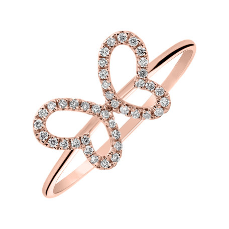 Diamond ring Butterfly