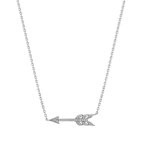 Diamond necklace Glittering Arrow