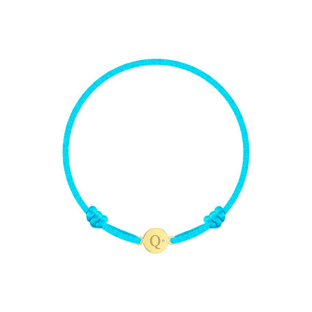 Children's diamond bracelet Circle Letter Q