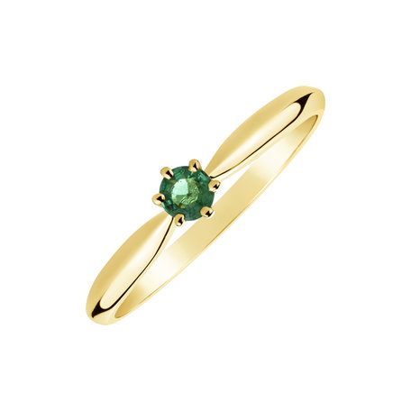 Ring with Emerald Eternal Joy