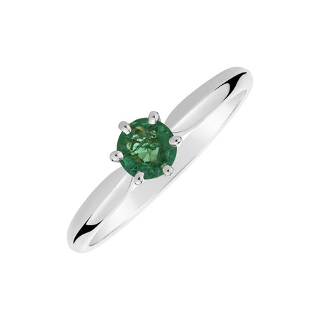Ring with Emerald Eternal Joy