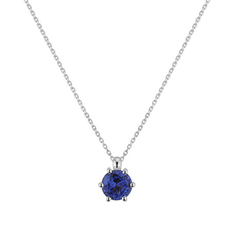 Necklace with Tanzanite Eternal Drop