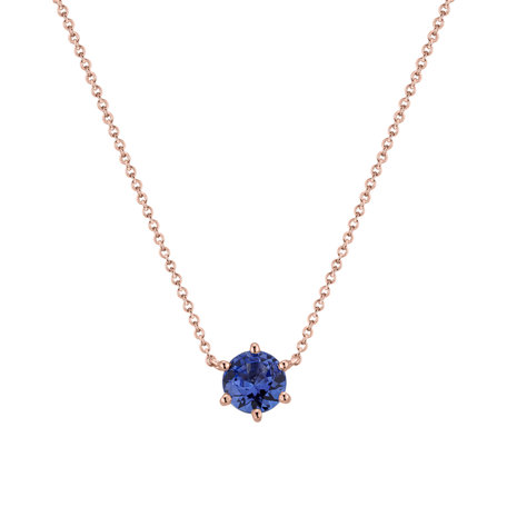 Necklace with Tanzanite Essential Drop