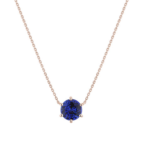 Necklace with Tanzanite Essential Drop