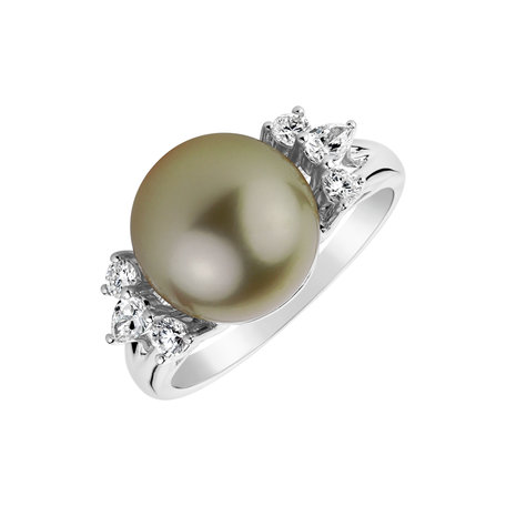 Diamond ring with Pearl Magical Trick