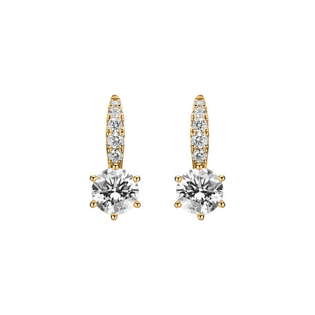 Diamond earrings Sparkless