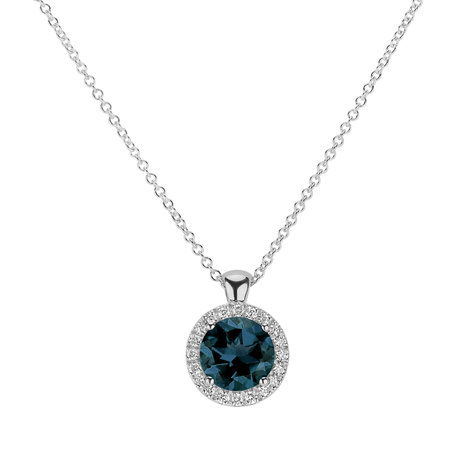 Diamond necklace with Topaz London Luxury Bonbon