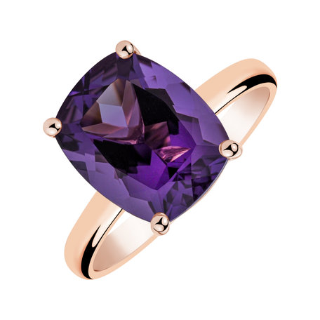 Ring with Amethyst Brazil Bonbon