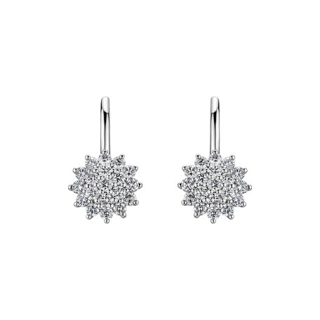 Diamond earrings Delicate Star