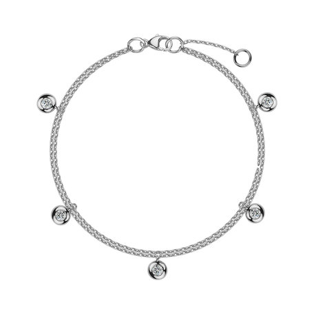 Bracelet with diamonds Delouise