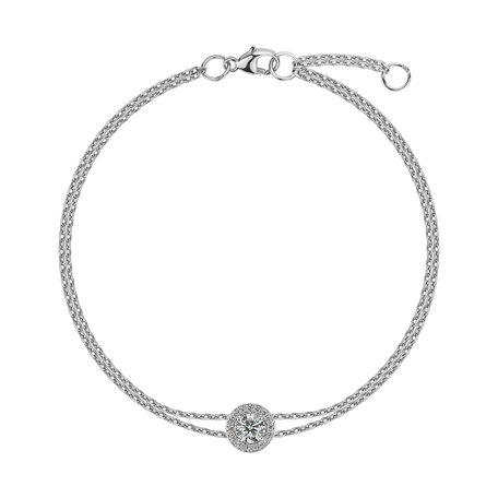 Bracelet with diamonds Protection