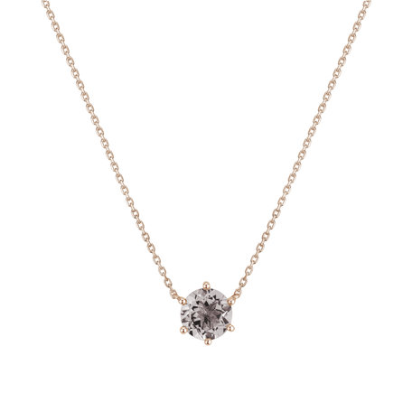 Necklace with Morganite Essential Drop