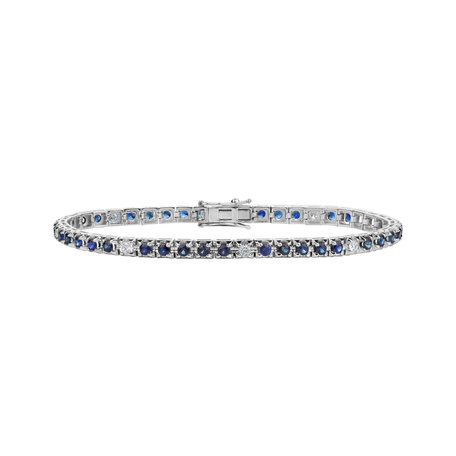 Diamond bracelet with Sapphire Ralana