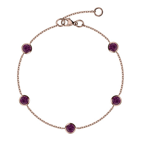 Bracelet with Rhodolite Roggeveen