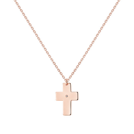 Diamond necklace Cross of Declaration