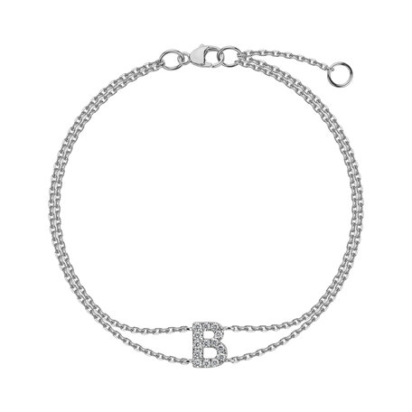 Bracelet with diamonds Alphabet Constellations