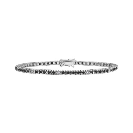 Bracelet with black and white diamonds Ralana