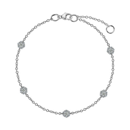 Bracelet with diamonds Evening Sky