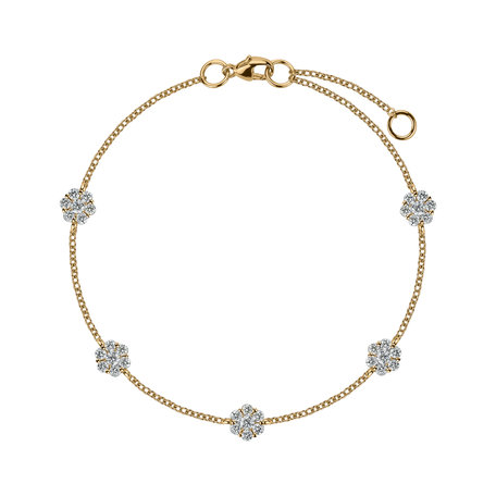 Bracelet with diamonds Evening Sky