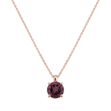 Necklace with Rhodolite Monsoon Bonbon