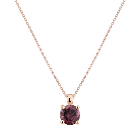 Necklace with Rhodolite Monsoon Bonbon