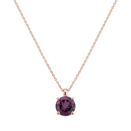 Necklace with Rhodolite Allen