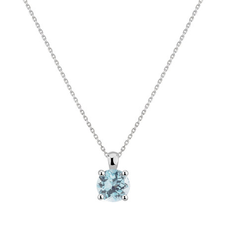 Necklace with Aquamarine Allen