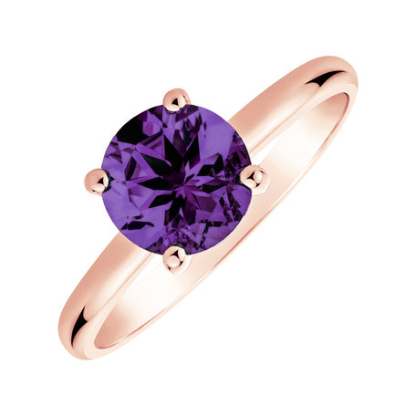 Ring with Amethyst Bonbon