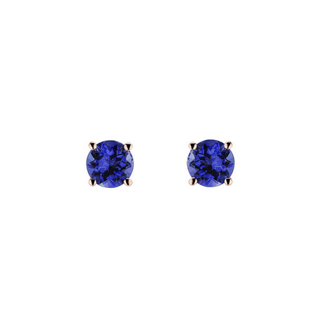 Earrings with Tanzanite Virginia Sparkle