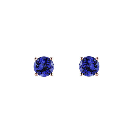 Earrings with Tanzanite Virginia Sparkle