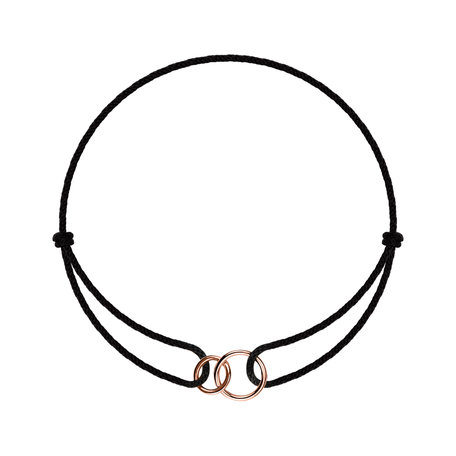 Bracelet with cord Infinity