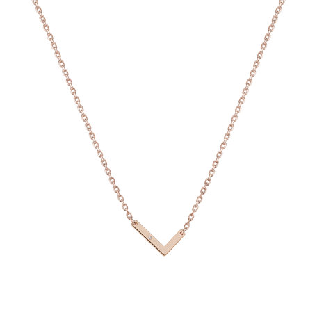 Diamond necklace Big Laser Line L