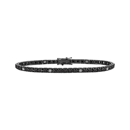 Bracelet with black and white diamonds Ralana