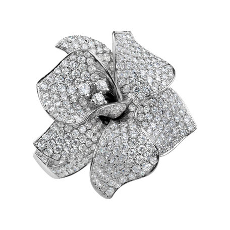 Diamond ring Fantasy Flower