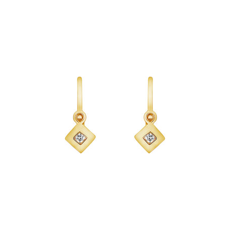 Children's diamond earrings Diamond Baby