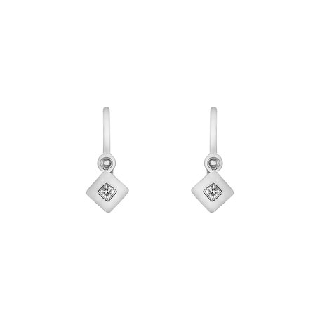 Children's diamond earrings Diamond Baby