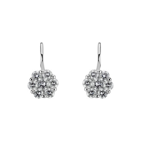 Diamond earrings Starflower