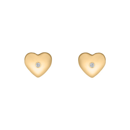 Diamond earrings Hearts